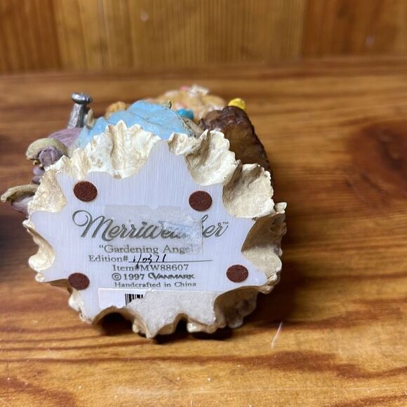 Merriweather Cat Figurines Magic Memories Gardening Angel 1997 - Picture 11 of 11